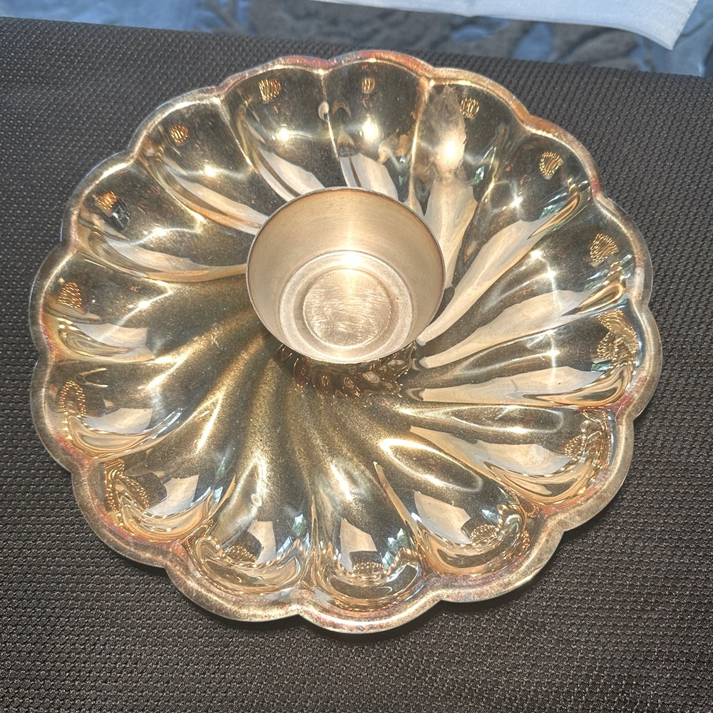 F.B. Rogers Silver Company Silver plate Chip and dip set
